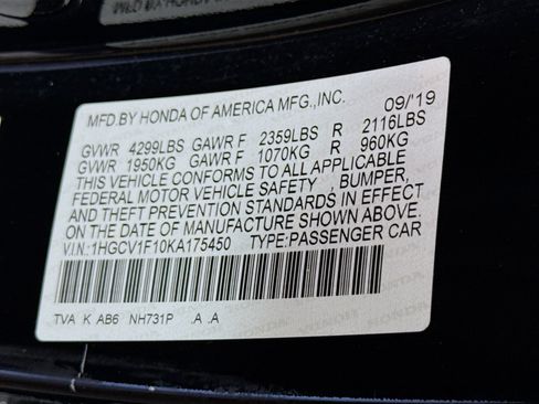 Used 2019 Honda Accord LX image 40
