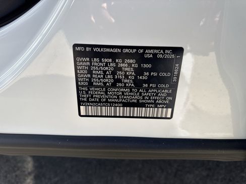 New 2026 Volkswagen Atlas SE image 35