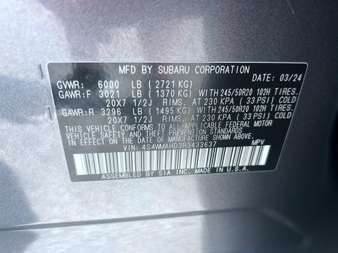Used 2024 Subaru Ascent Onyx Edition AWD/4WD image 27