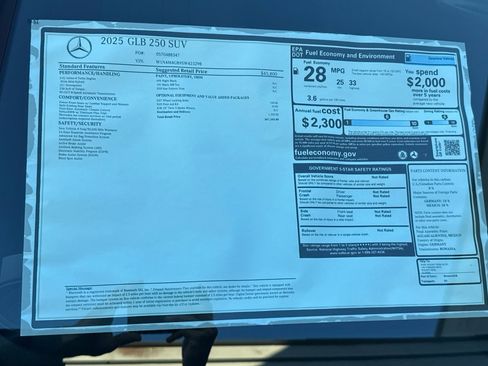 New 2025 Mercedes-Benz GLB 250 250 image 29