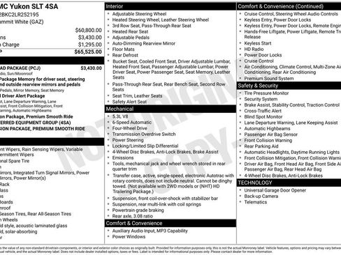 Used 2020 GMC Yukon SLT w/ Open Road Package AWD/4WD image 49