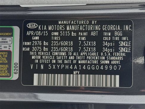 Used 2016 Kia Sorento EX w/ EX Premium Package FWD image 31