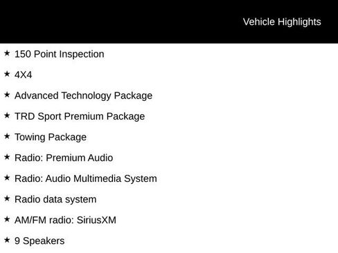 Used 2024 Toyota Tundra SR5 w/ TRD Sport Premium Package AWD/4WD image 2