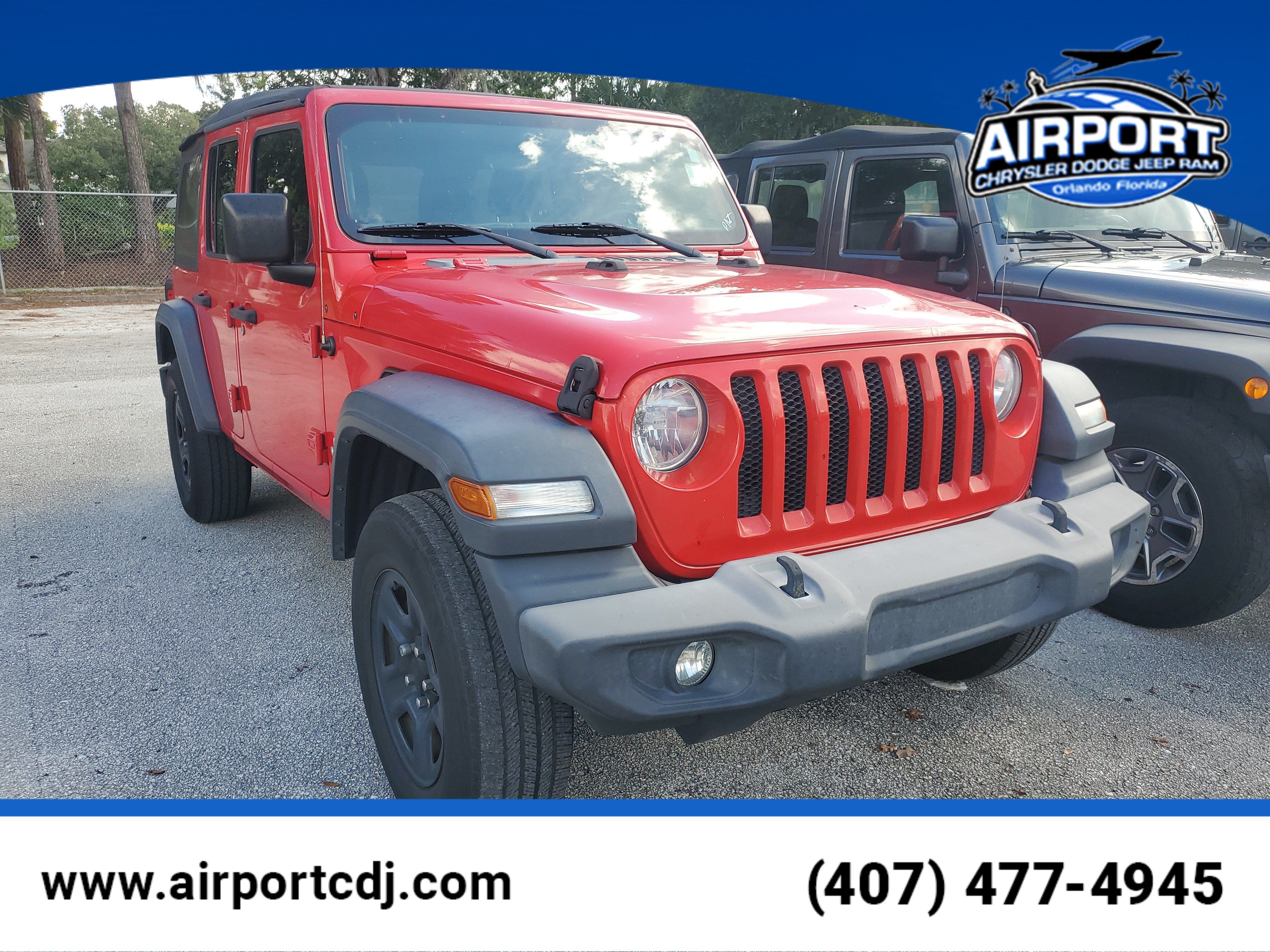 Used 2018 Jeep Wrangler Unlimited Sport AWD/4WD image 1