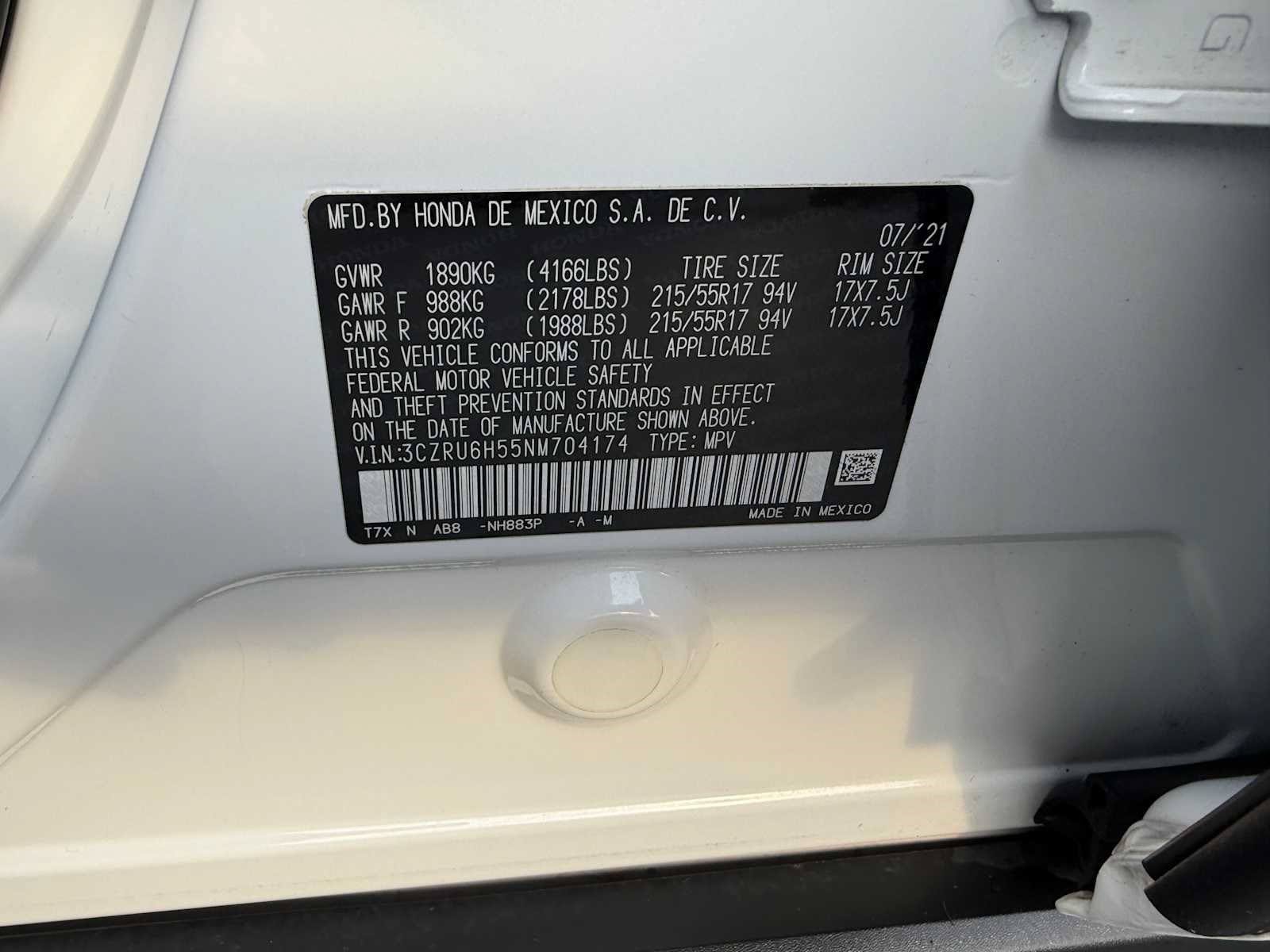 Used 2022 Honda HR-V EX image 34