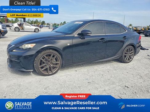 Used 2014 Lexus IS 250 w/ F-Sport Package RWD image 1