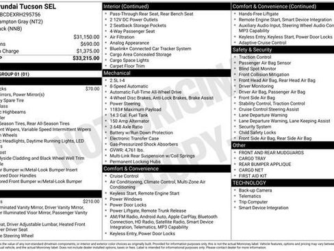 Used 2024 Hyundai Tucson SEL AWD/4WD image 24