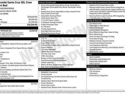 Used 2024 Hyundai Santa Cruz SEL w/ Activity Package FWD image 2