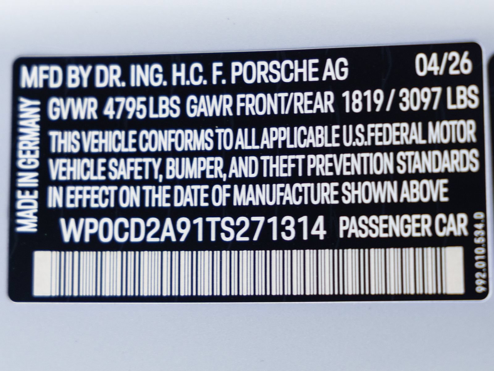 Certified 2026 Porsche 911 Turbo S AWD/4WD image 35