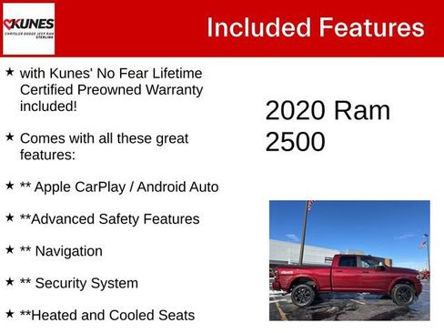 Certified 2020 RAM 2500 Laramie w/ Night Edition image 4
