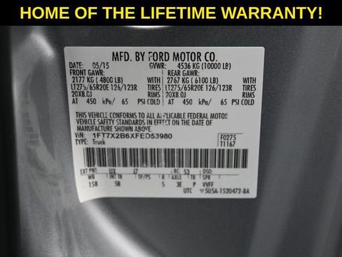 Used 2015 Ford F250 Lariat w/ Chrome Package image 49