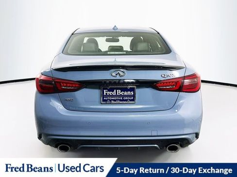 Used 2023 INFINITI Q50 Red Sport 400 w/ Carbon Fiber Package AWD/4WD image 7