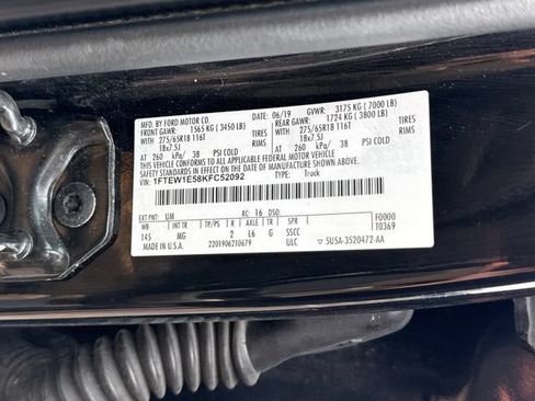 Used 2019 Ford F150 XLT w/ Equipment Group 302A Luxury AWD/4WD image 18