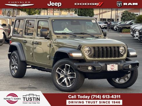 New 2025 Jeep Wrangler Unlimited Sport S 4xe w/ Technology Group AWD/4WD image 1