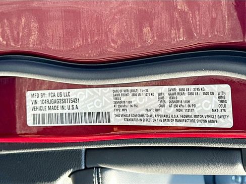 New 2025 Jeep Grand Cherokee Laredo X w/ Luxury Tech Group I image 20