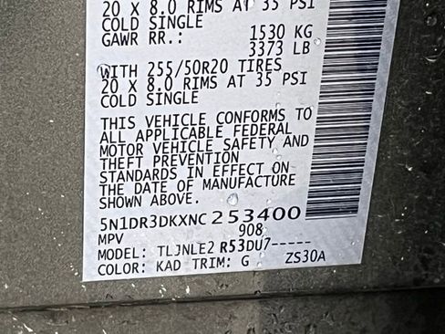 Used 2022 Nissan Pathfinder Platinum w/ Lighting Package (N92) image 32