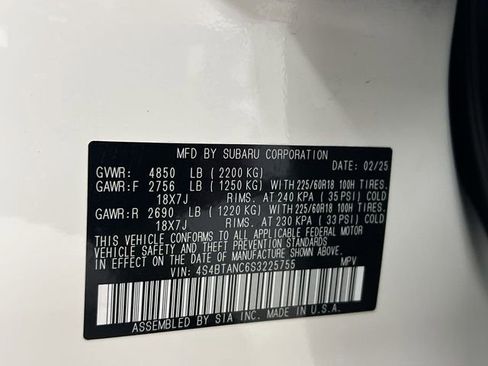 Used 2025 Subaru Outback Limited w/ Popular Package #2 image 35