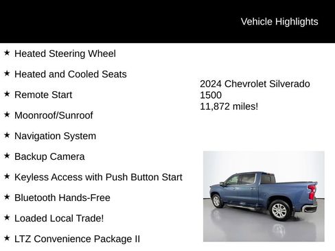 Used 2024 Chevrolet Silverado 1500 LTZ w/ LTZ Premium Package image 5