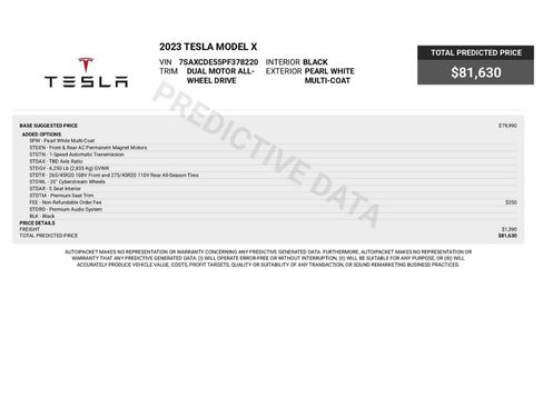 Used 2023 Tesla Model X AWD/4WD image 2