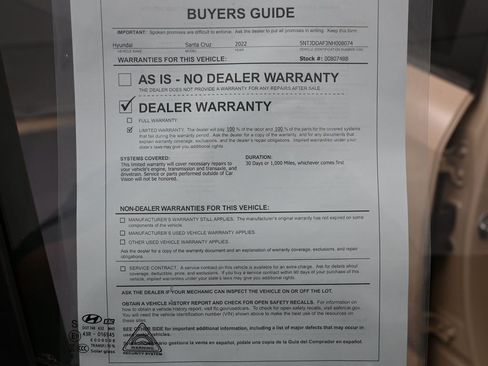 Used 2022 Hyundai Santa Cruz SEL Premium image 25