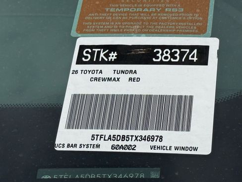 Used 2026 Toyota Tundra SR5 w/ TRD Off-Road Package image 20