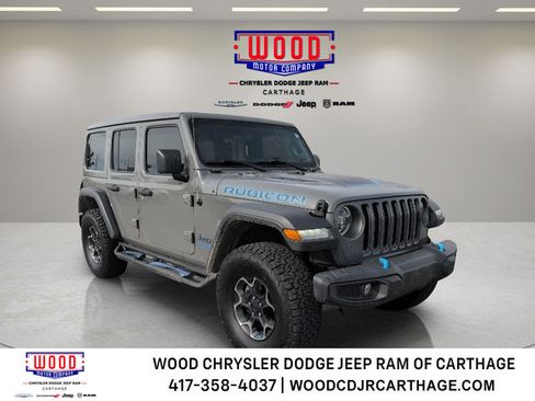 Used 2022 Jeep Wrangler Unlimited Rubicon 4xe w/ Cold Weather Group AWD/4WD image 1
