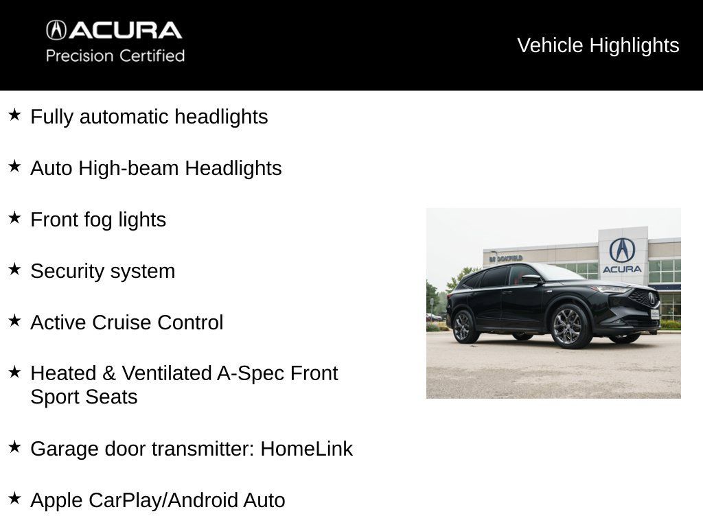 Certified 2022 Acura MDX A-Spec AWD/4WD image 17