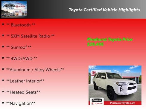 Certified 2020 Toyota 4Runner SR5 Premium w/ Moonroof Package AWD/4WD image 19