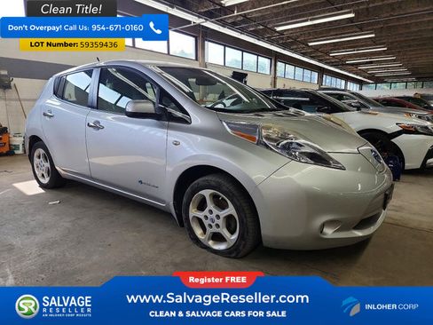 Used 2012 Nissan Leaf SL w/ Protection Pkg FWD image 5