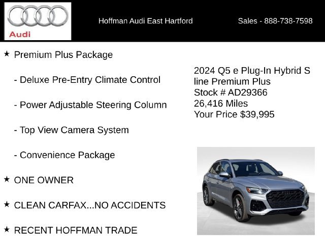 Used 2024 Audi Q5 e Premium Plus w/ Premium Plus Package AWD/4WD image 12