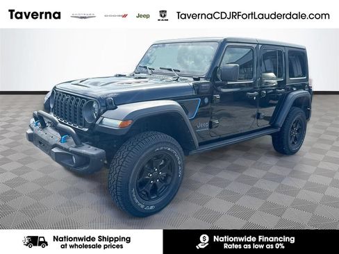 Certified 2023 Jeep Wrangler Unlimited Rubicon 4xe AWD/4WD image 1