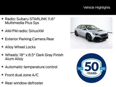 Used 2022 Subaru WRX Limited w/ Popular Package #2 AWD/4WD image 11