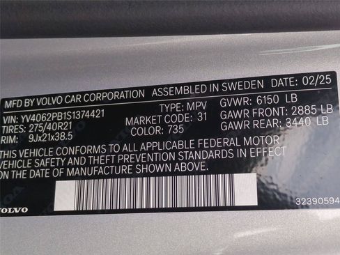 Certified 2025 Volvo XC90 B6 Plus AWD/4WD image 25
