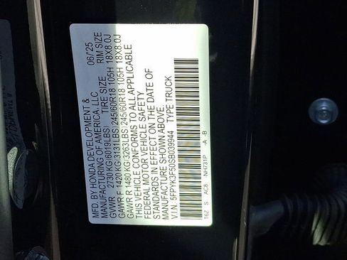 Used 2025 Honda Ridgeline RTL image 29