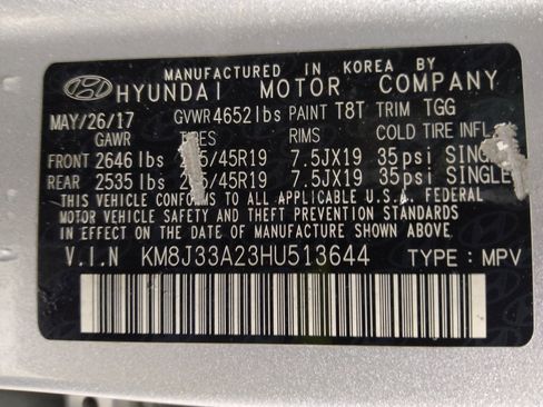 Used 2017 Hyundai Tucson Sport FWD image 33