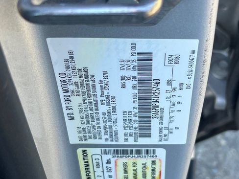 Certified 2018 Ford Fusion Energi SE FWD image 29