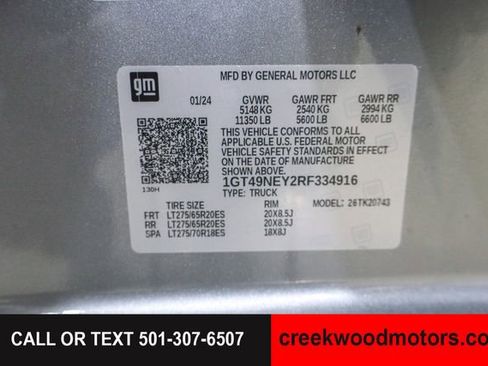 Used 2024 GMC Sierra 2500 SLT w/ SLT Premium Package AWD/4WD image 69