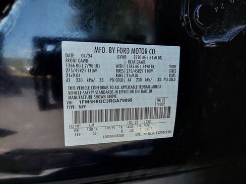 Used 2024 Ford Explorer ST w/ Equipment Group 401A AWD/4WD image 44