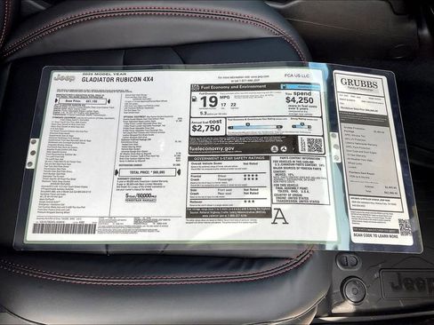 New 2025 Jeep Gladiator Rubicon w/ Convenience Group image 40