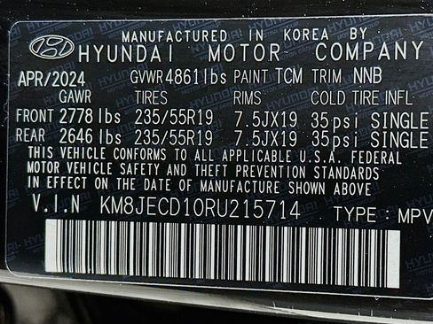 Used 2024 Hyundai Tucson Limited AWD/4WD image 24