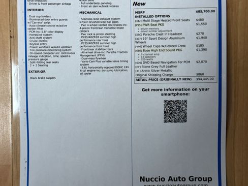 Used 2007 Porsche 911 Targa 4 image 95