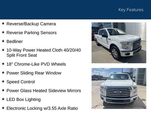 Used 2015 Ford F150 XLT w/ Equipment Group 302A Luxury AWD/4WD image 33