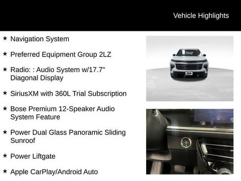 New 2026 Chevrolet Traverse High Country AWD/4WD image 27
