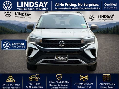 Certified 2023 Volkswagen Taos S w/ IQ Drive S Package FWD image 3