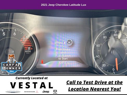 Used 2021 Jeep Cherokee Latitude Lux w/ Comfort/Convenience Group AWD/4WD image 18