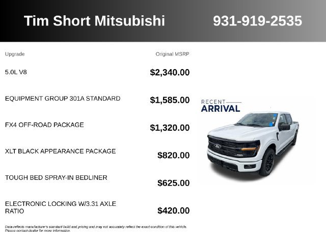 Used 2025 Ford F150 XLT w/ Equipment Group 301A Standard AWD/4WD image 5