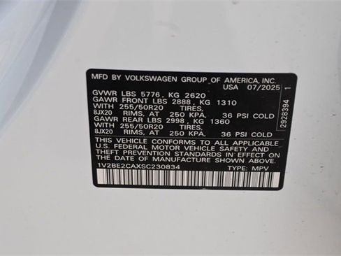 New 2025 Volkswagen Atlas Cross Sport SEL image 21