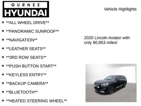 Used 2020 Lincoln Aviator Reserve w/ Equipment Group 202A AWD/4WD image 8