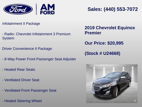 Used 2019 Chevrolet Equinox Premier FWD image 24