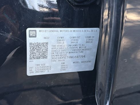 Used 2022 Chevrolet Silverado 1500 LT Trail Boss w/ LT Trail Boss Premium Package AWD/4WD image 34